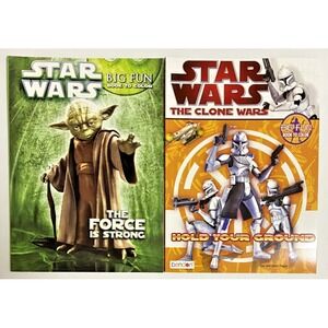 Star Wars YODA & THE CLONE WARS Big Fun Books To Color‎